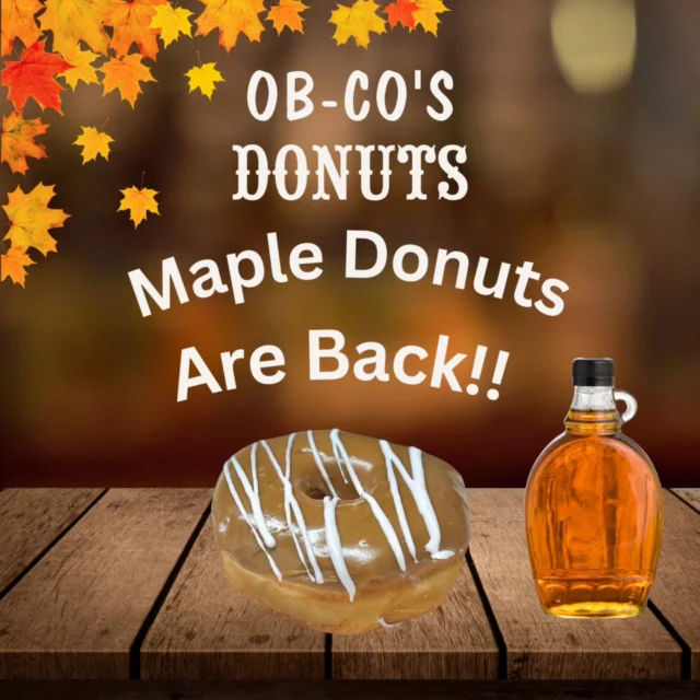 The wait is over… 🥹🍁 Our maple frosted donut is back, and it tastes like pure autumn magic.

#MapleDonut #FallFlavors #AutumnVibes #SweetTooth #CozySeason #DonutLovers #MapleMagic #TreatYourself #FallFavorites #BackForFall